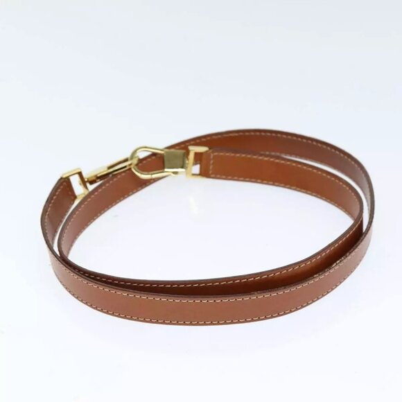 CELINE Macadam Canvas Hand Bag PVC 2way Brown Auth - Picture 14 of 16